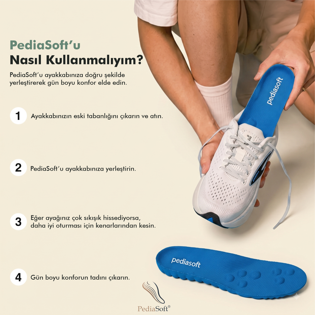 PediaSoft® ∣ Memory Foam Tabanlık
